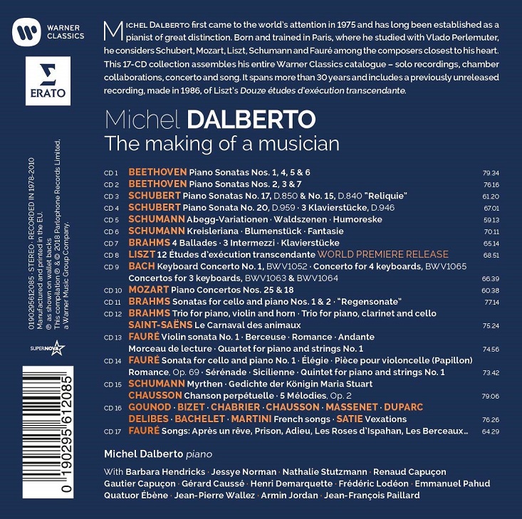 미셸 달베르토 에라토 레이블 녹음 전집 (Michel Dalberto: The Making of a Musician - Complete Erato Recordings)