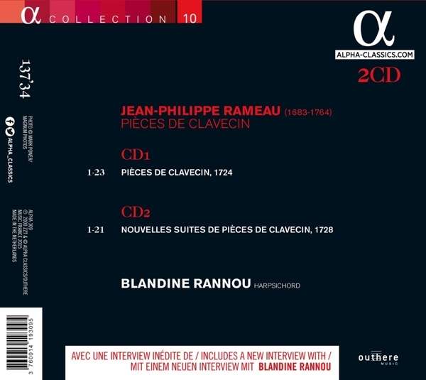 Blandine Rannou 라모: 하프시코드 연주집 (Rameau: Harpsichord Pieces)