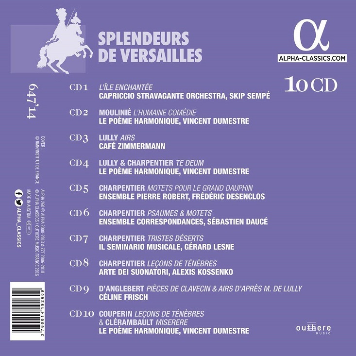 베르사유의 영광 박스 세트 (Splendeurs de Versailles)