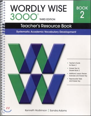 Wordly Wise 3000 : Book 02 Teacher's Resource Book, 3/E