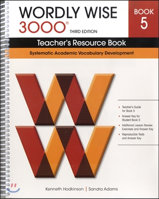 Wordly Wise 3000 : Book 05 Teacher&#39;s Resource Book, 3/E