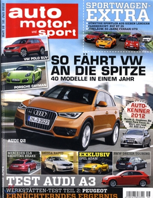 Auto Motor und Sport (격주간) : 2012년 7월 12일