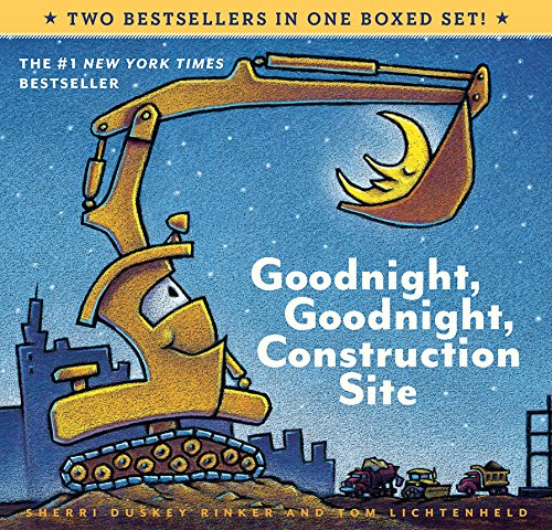 Goodnight, Goodnight, Construction Site and Steam Train, Dream Train Board Books Boxed Set