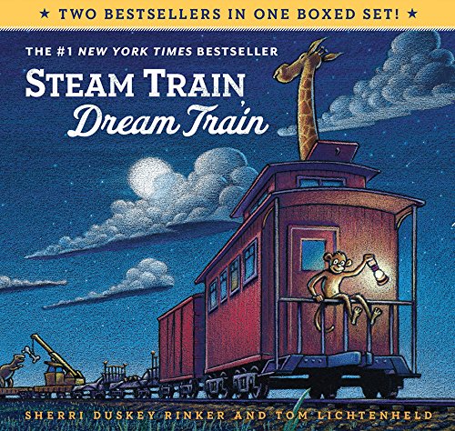 Goodnight, Goodnight, Construction Site and Steam Train, Dream Train Board Books Boxed Set