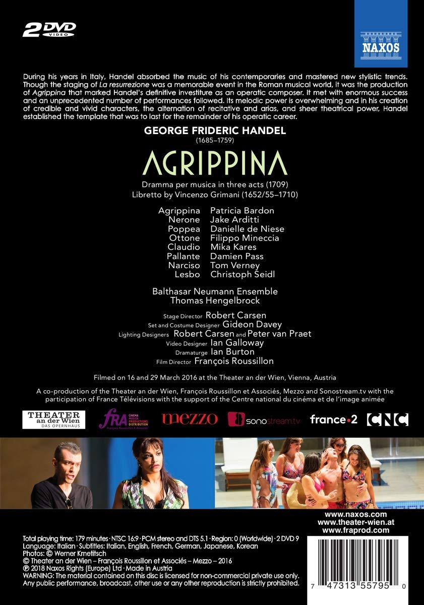 Thomas Hengelbrock / Patricia Bardon 헨델: 오페라 ‘아그리피나’ (Handel: Agrippina)