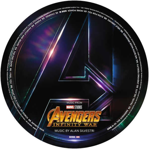 어벤져스: 인피니티 워 영화음악 (Avengers: Infinity War OST by Alan Silvestri) [픽쳐디스크 LP]