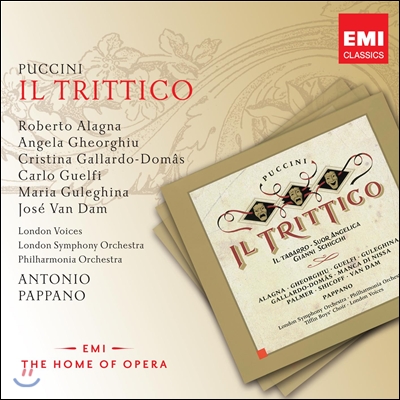 Angela Gheorghiu / Antonio Pappano 푸치니: 삼부작 - 외투, 수녀 안젤리카, 지아니 스키키 (Puccini: Il Trittico - Il Tabarro, Suor Angelica, Gianni Schicchi) 안젤라 게오르규, 안토니오 파파노