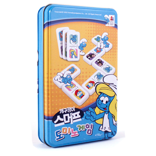 [코리아보드게임즈] 도미노게임 스머프 Domino Game Smurf