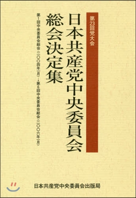 第23回黨大會日本共産黨中央委員會總會決