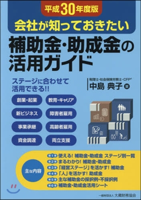 平30 補助金.助成金の活用ガイド