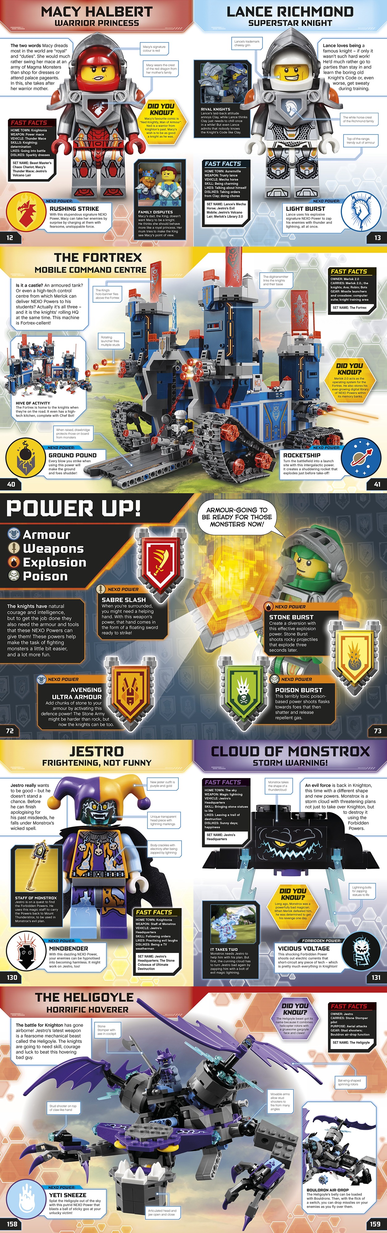 Lego nexo best sale knights character encyclopedia