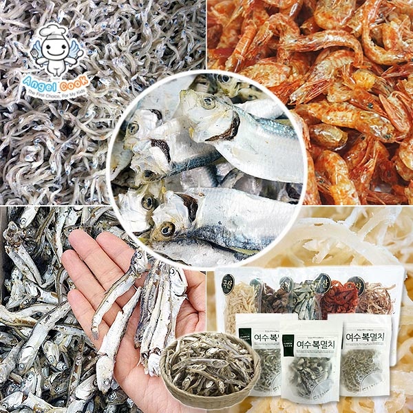 [엔젤쿡] 여수복멸치 국산 프리미엄 중멸치 300g(150gX2봉)