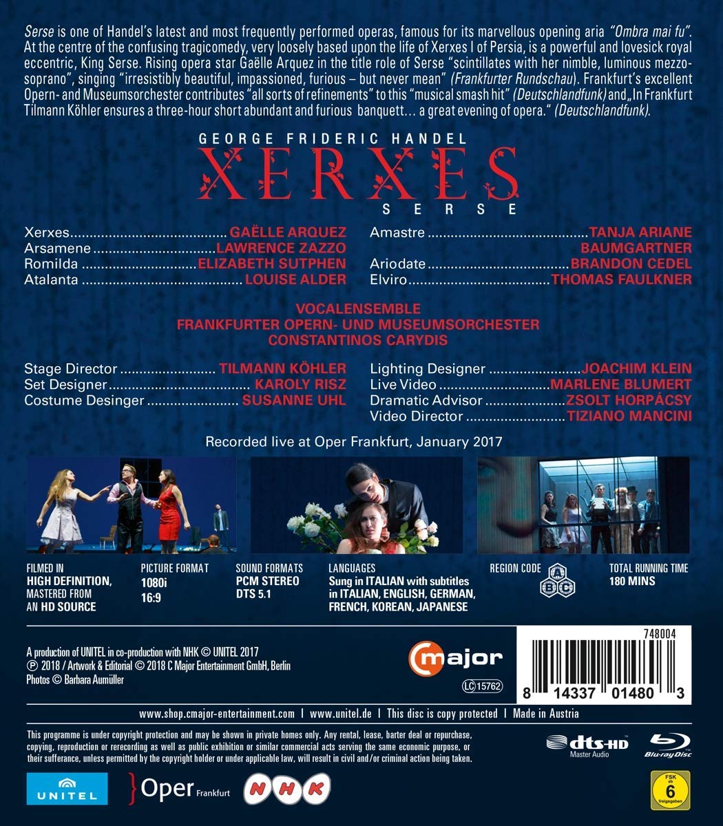 Gaelle Arquez 헨델: 오페라 ‘세르세’ (Handel: Xerxes) 가엘르 아르퀘즈