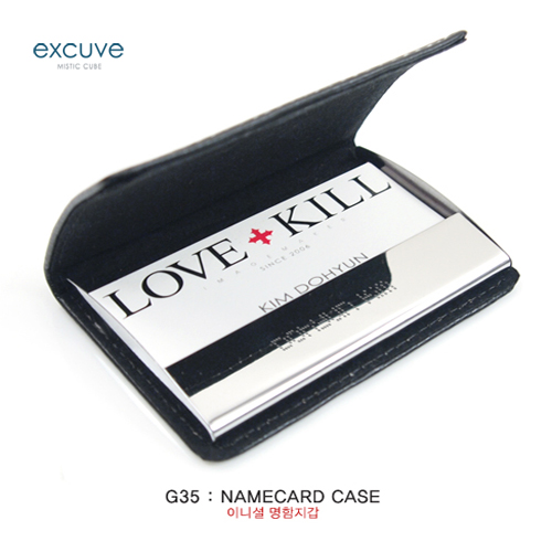 [excuve] G35_ 이니셜 NAMECARD CASE 명함/카드케이스