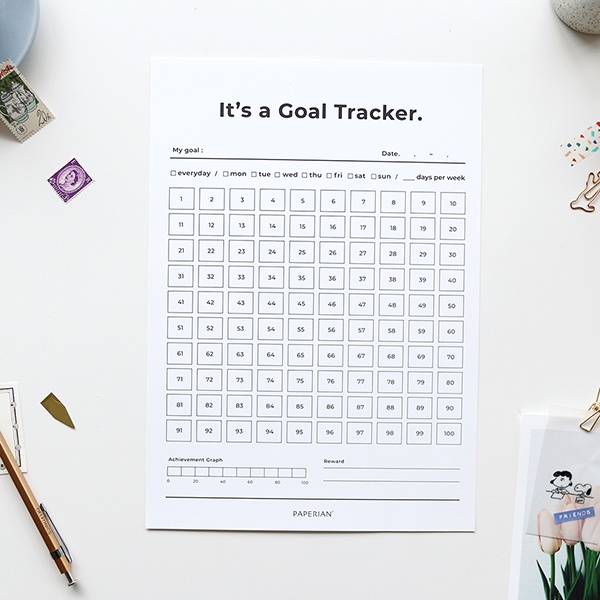 Goal Tracker-100days [A4]