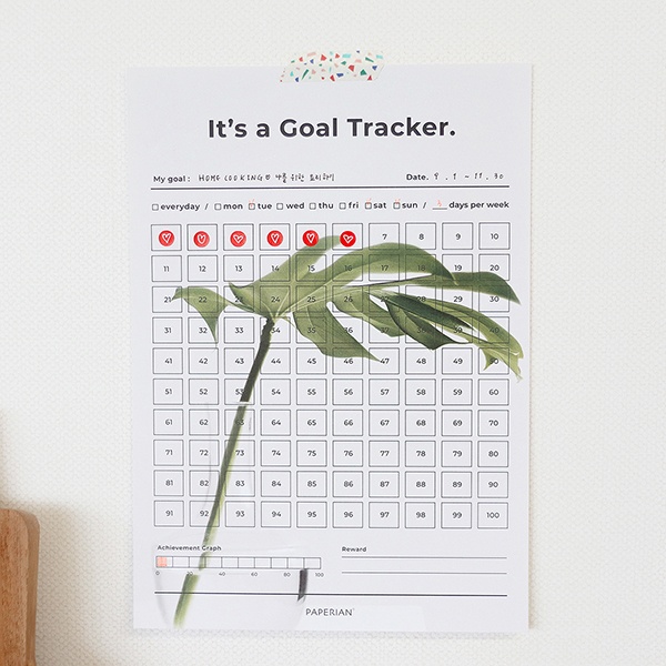 Goal Tracker-100days [A4]