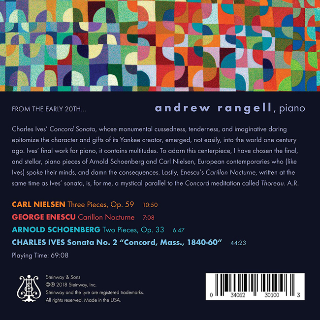 Andrew Rangell 닐센: 세 개의 작품 / 에네스쿠: 카리용 녹턴 / 아이브즈: 콩코드 소나타 등 (From The Early 20Th)