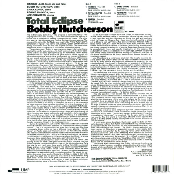 Bobby Hutcherson - Total Eclipse [LP]