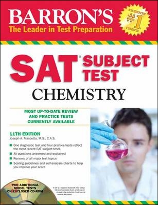 Barron&#39;s Sat Subject Test Chemistry (Paperback, CD-ROM, 11th)