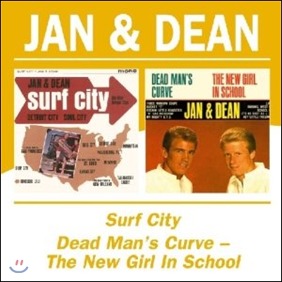 Jan &amp; Dean - Surf City / Dead Man&#39;s Curve - The New Girl In School