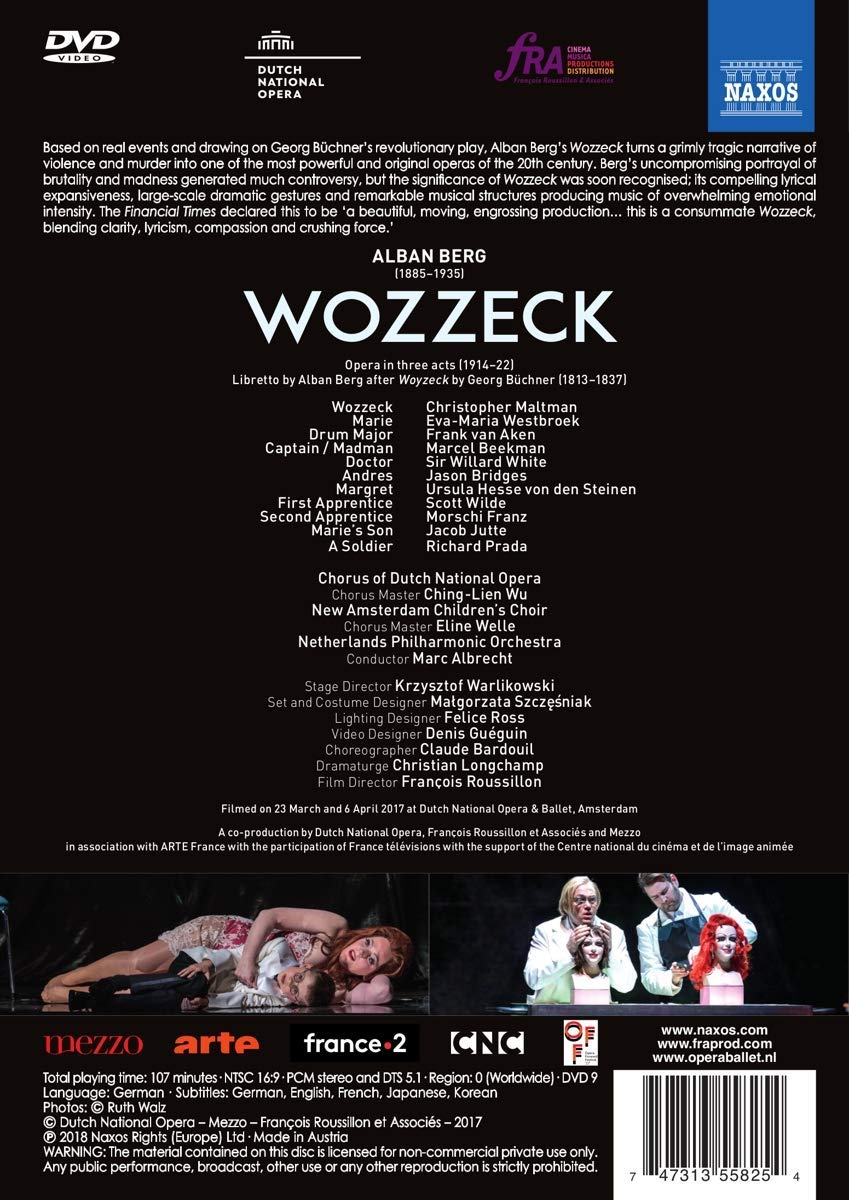 Marc Albrecht 베르크: 오페라 '보체크' (Berg: Wozzeck) 마르크 알브레히트