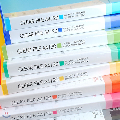 컬러 클리어파일 20 / Color Clear File 20