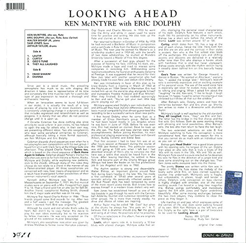 Ken Mcintyre / Eric Dolphy (켄 맥킨타이어 & 에릭 돌피)- Looking Ahead [LP]