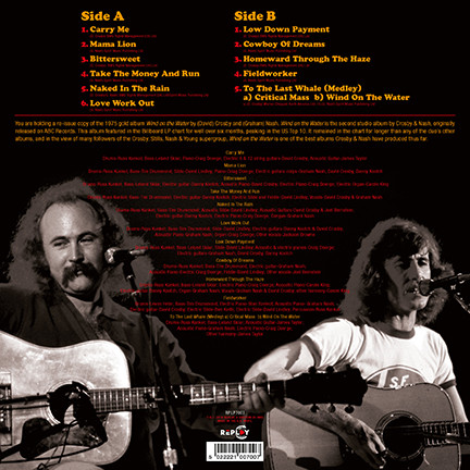 David Crosby & Graham Nash - Wind On The Water [LP]