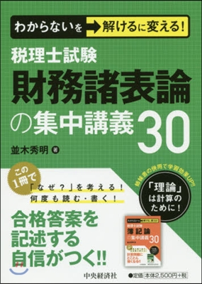 稅理士試驗 財務諸表論の集中講義30