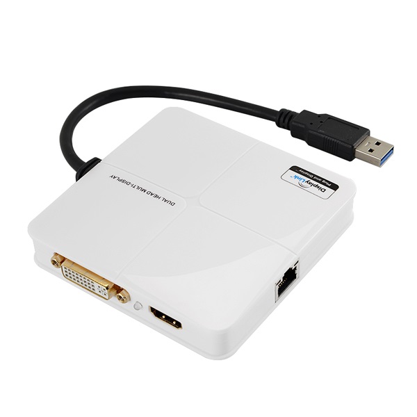 이지넷 NEXT-DL303U3D USB3.0 to DVI HDMI 듀얼디스플레이 아답터