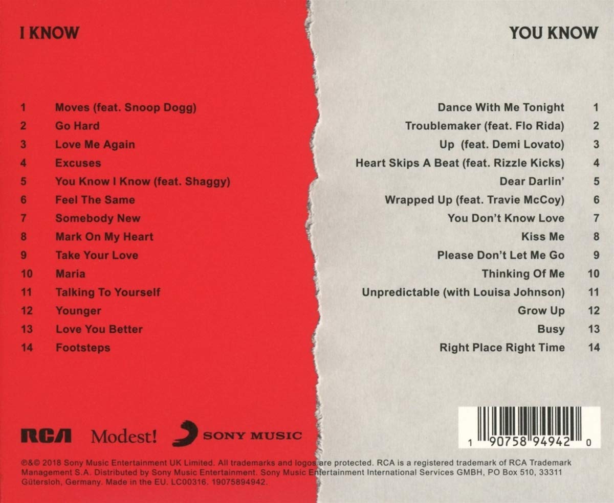 Olly Murs (올리 머스) - You Know, I Know [Deluxe Edition]