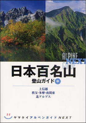 日本百名山登山ガイド(中)