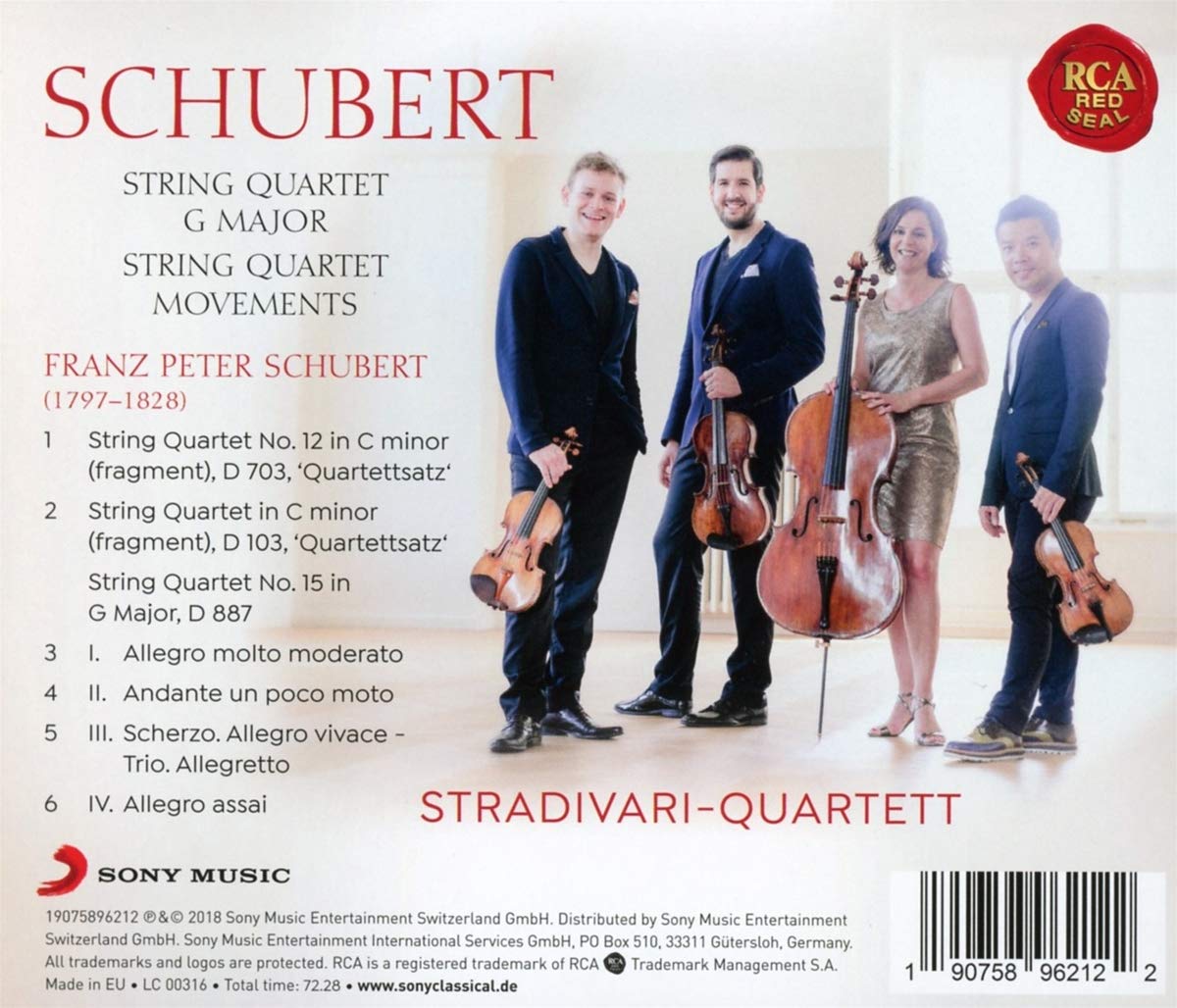 Stradivari Quartett 슈베르트: 현악 사중주 15번, 12번 (Schubert: String Quartet, D.887) 