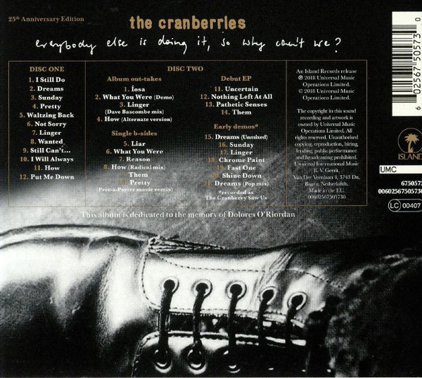 Cranberries - Everybody Else Is Doing It, So Why Can't We? 크랜베리스 데뷔 앨범 발매 25주년 기념 