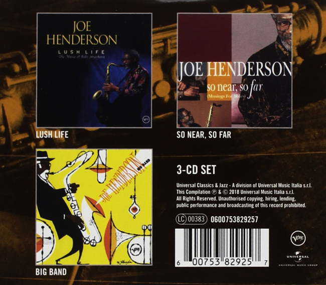 Joe Henderson (존 헨더슨) - 3 Essential Albums