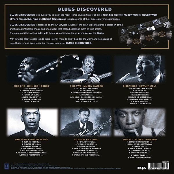 블루스 음악 모음집 (Discovered Blues) [3LP]