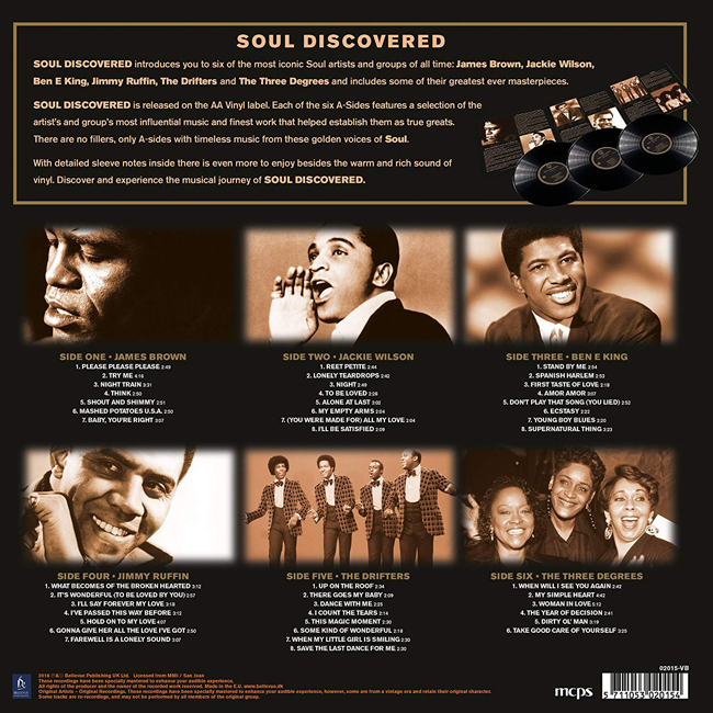 소울 음악 모음집 (Discovered Soul) [3LP]