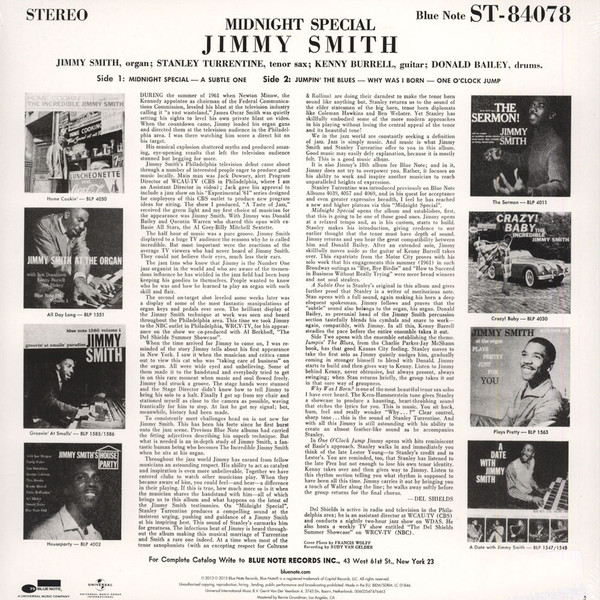 Jimmy Smith - Midnight Special [LP]