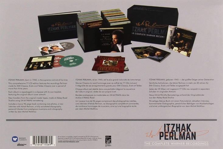 Itzhak Perlman 이차크 펄만 워너 녹음 전곡집 (The Complete Warner Recordings)