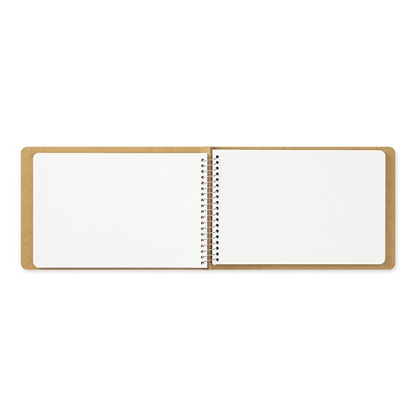 SPIRAL RING NOTEBOOK (B6) MD White