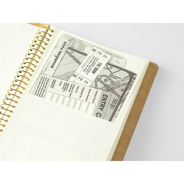 SPIRAL RING NOTEBOOK (A5 Slim) Paper Pocket