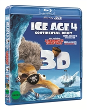 (3disc: 3D&amp;amp;2D BD + DVD) 아이스 에이지 4: 대륙 이동설 3D+아이스 에이지 : 매머드 크리스마스 3D : 블루레이 [초회한정판]