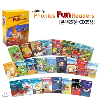 Phonics Fun Readers 파닉스 펀 리더스 25종 세트 (Paperback(25)+CD(25))