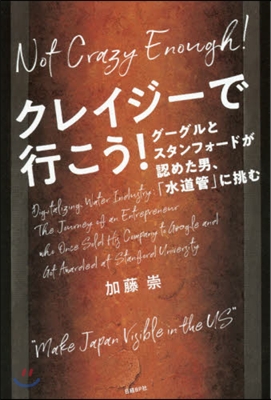 クレイジ-で行こう! グ-グルとスタンフォ-ドが認めた男,「水道管」に挑む