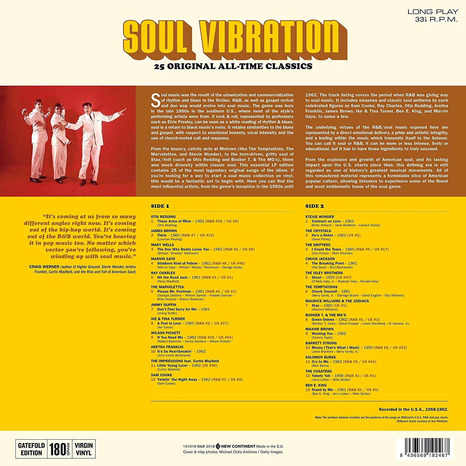 Soul Vibration - 25 Original All Time Classics [LP]
