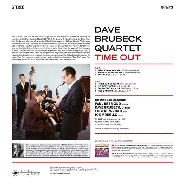 Dave Brubeck Quartet (데이브 브루벡 쿼텟) - Time Out [LP]