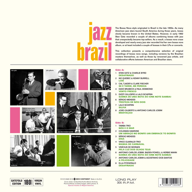 보사노바 풍의 재즈 모음집 [재즈 브라질] (Jazz Brazil) [LP]