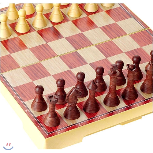 Peachwood Folding Magnetic Chess 피치우드 접이식 자석 체스