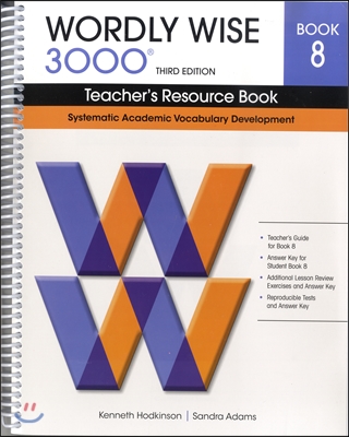 Wordly Wise 3000 : Book 08 Teacher's Resource Book, 3/E