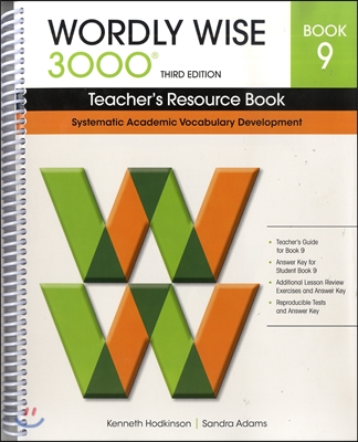 Wordly Wise 3000 : Book 09 Teacher&#39;s Resource Book, 3/E